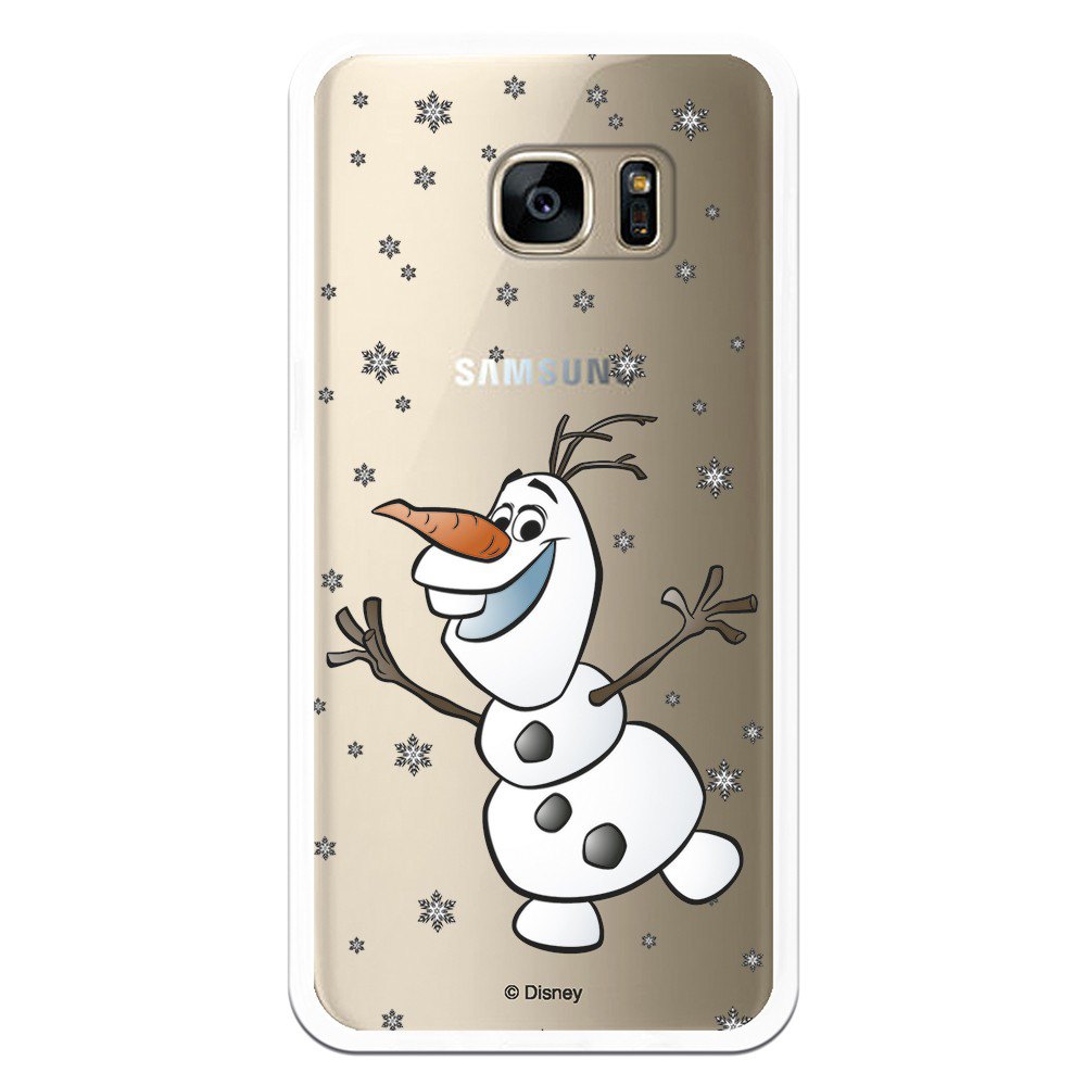 Laan Bezienswaardigheden bekijken Afleiden Disney Samsung Galaxy S7 Edge Olaf Transparant Bevroren Hoesje Transparant|  Dressinn