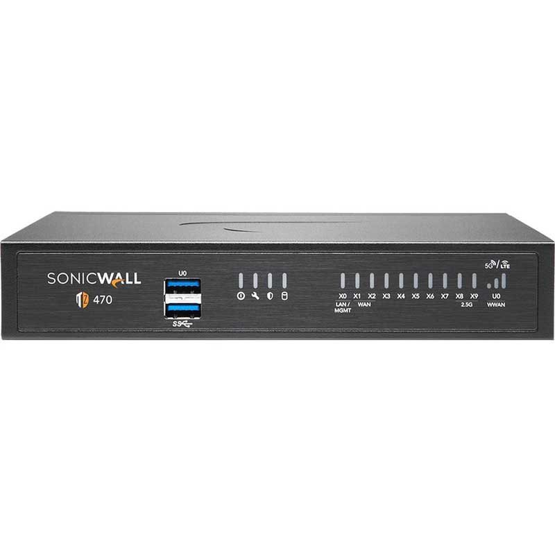 Sonicwall TZ470 Secure Upgrade Plus Firewall Router
