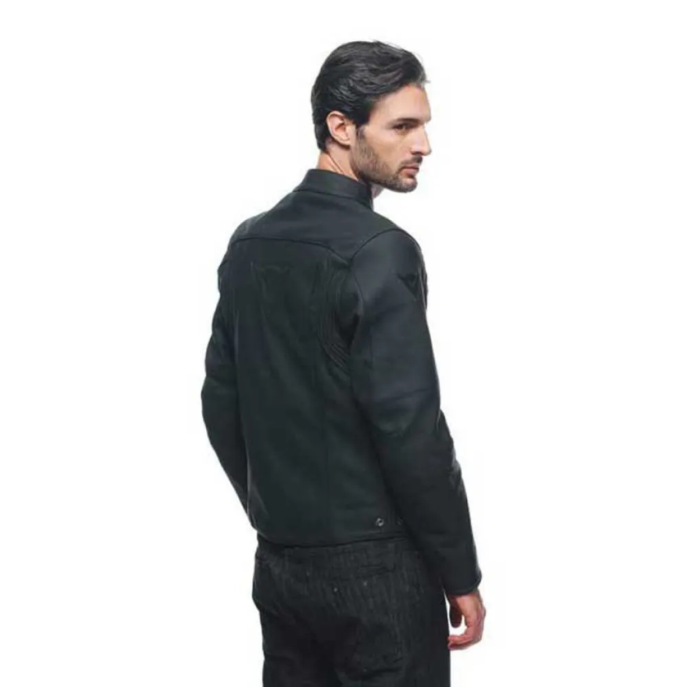 Dainese Razon 2 Perforated Leather jacket Black | Motardinn