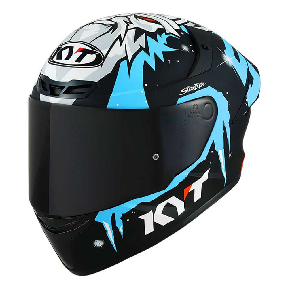 Kyt フルフェイスヘルメット TT-Course Masia Winter Test Replica 青| Motardinn