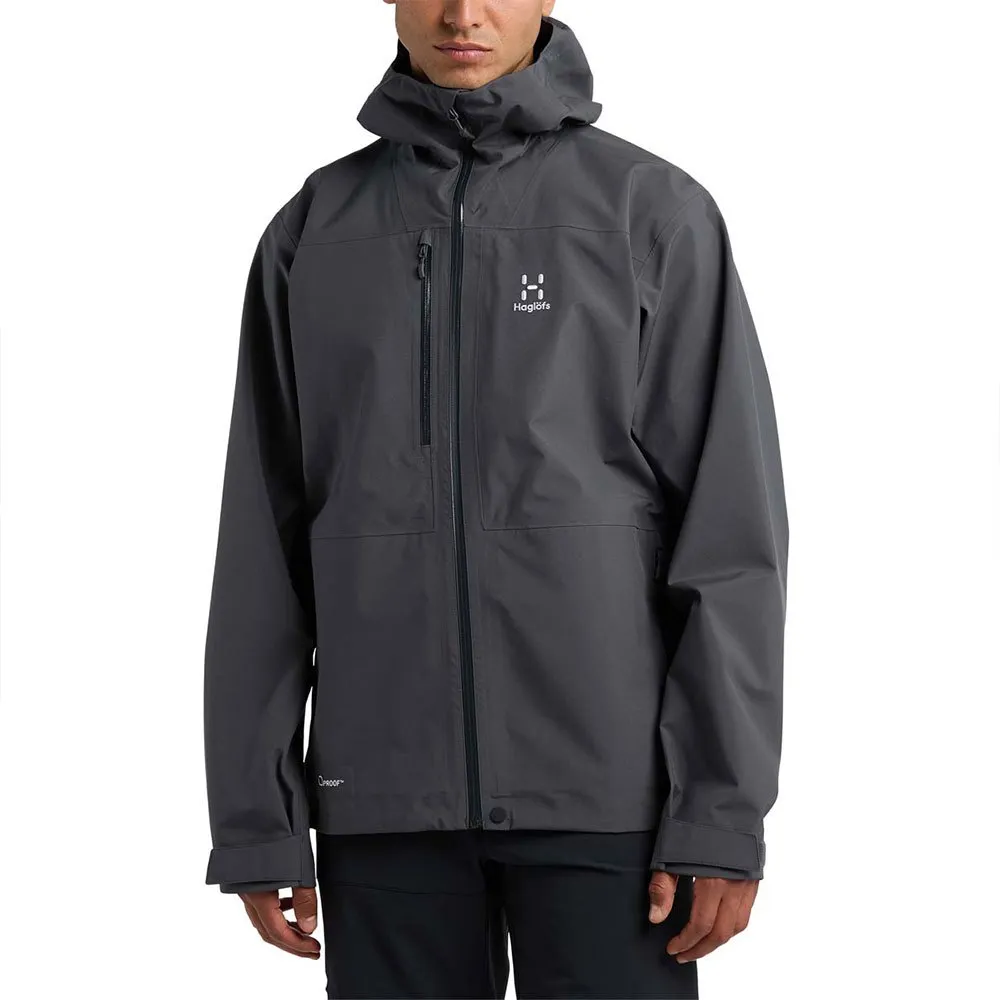 Veste Haglöfs Front Proof Homme – Imperméable, Respirante, 3 Couches, Polyester Recyclé