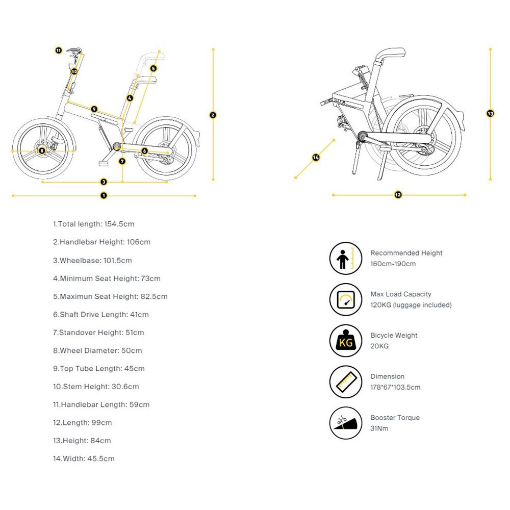Origineel Moderniseren Doordeweekse dagen Honbike HF01 20´´ Elektrische Vouwfiets, Zilver | Bikeinn