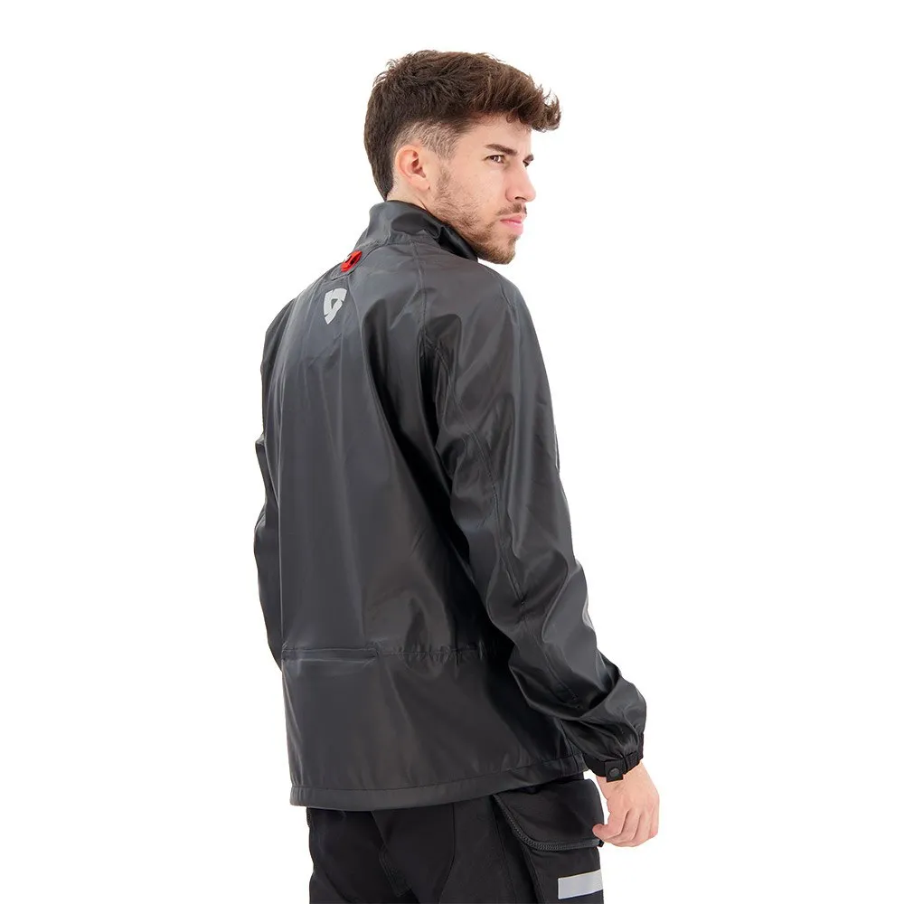 Revit Levante 2 H2O Motorrad Textiljacke – Schwarz, Wasserabweisend, 2XL