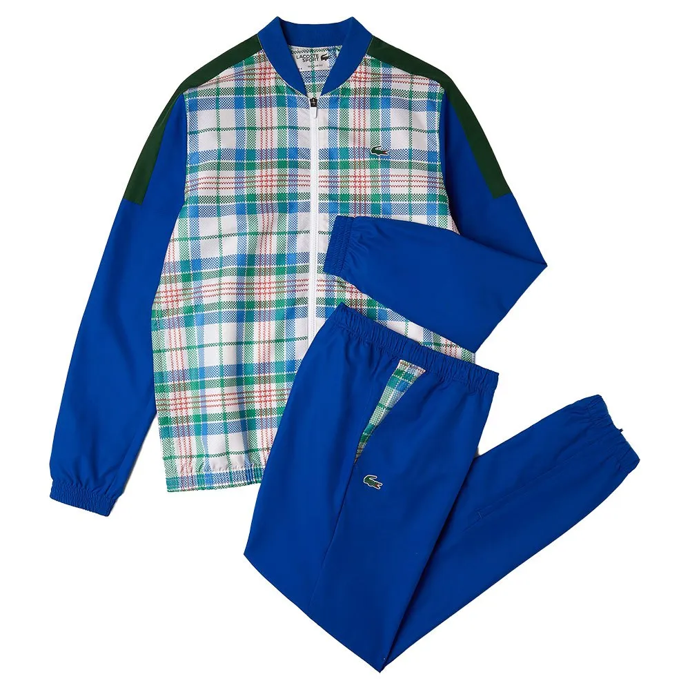 Lacoste WH7265 tracksuit Blue | Goalinn