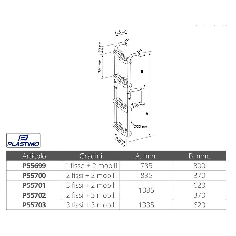 Plastimo Folding 90º Ladder
