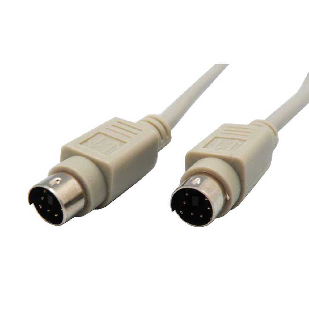proteger jerarquía sonrojo Euroconnex Cable Mini DIN 8P Macho Macho 5 m Transparente| Techinn