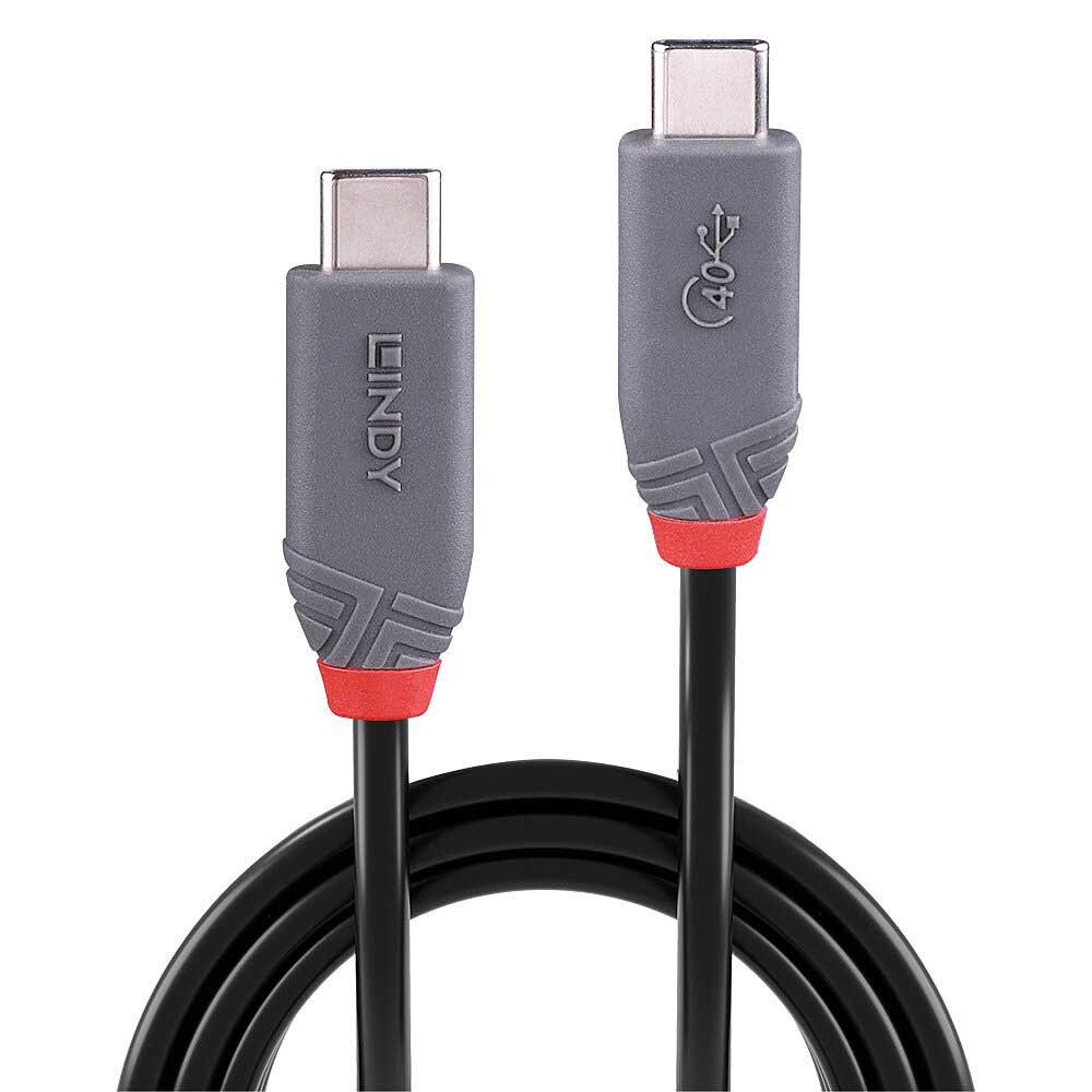 Bliv overrasket Prøv det fiber Lindy USB-C Cable 80 cm Silver | Techinn