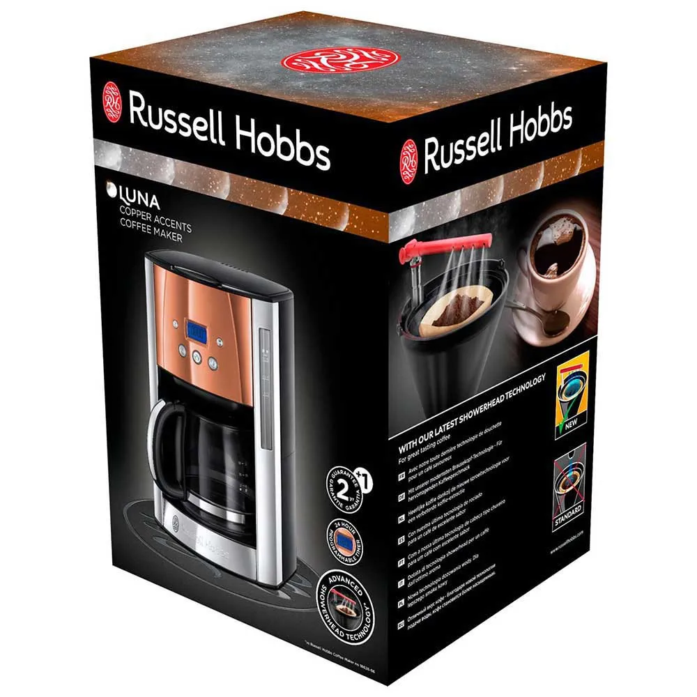 Russell hobbs 2432056 Drip Coffee Maker 1.5L Silver Techinn