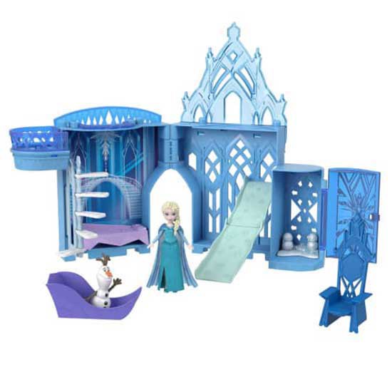 Iniciativa fuerte cortesía Disney princess Frozen Minis Castillo De Elsa Doll Blue | Kidinn