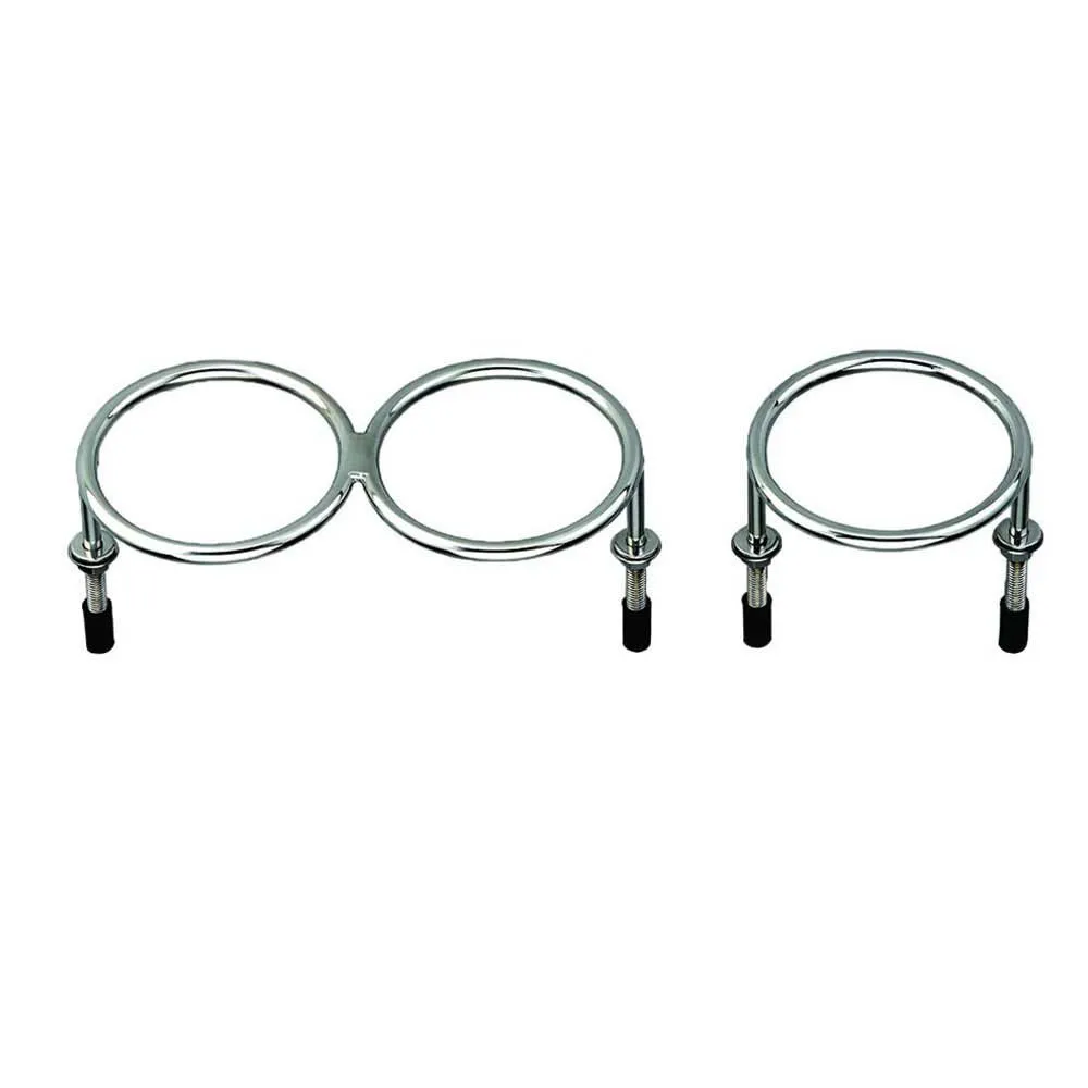 A.a.a. Triple Ring Cup Holder Silver Waveinn