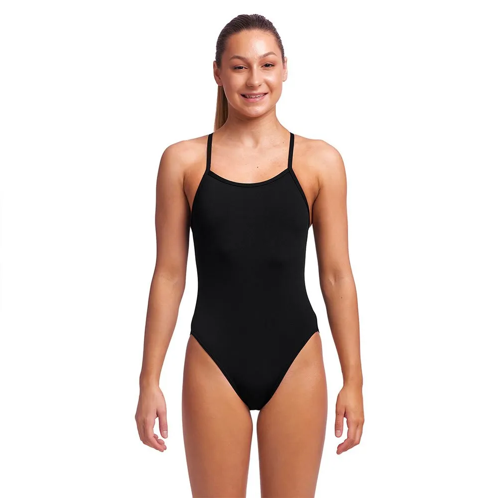 Funkita Single Strap 水着 黒 | Swiminn ワンピース水着