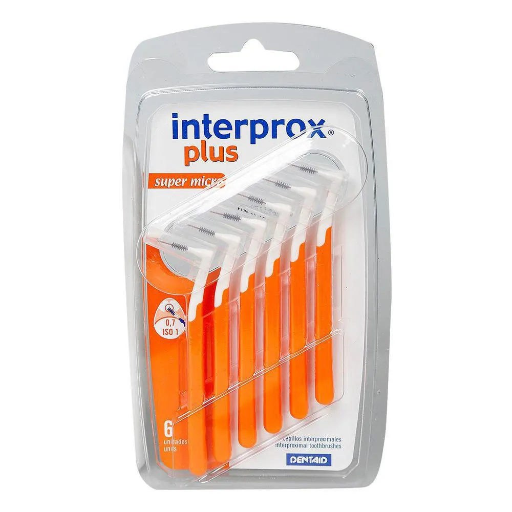 Interprox Toothbrushes Interprox Super Micro Toothbrushs 2g 6 units Clear | Dressinn