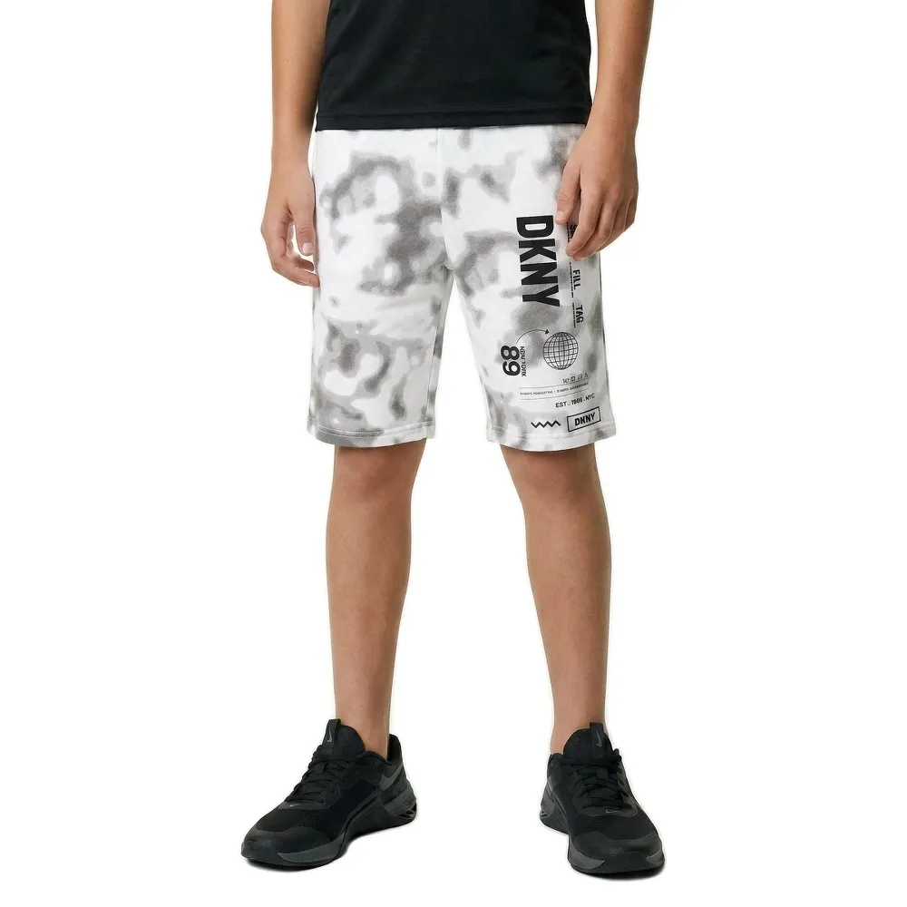 パンツ 00s DKNY BLAST GRAPHIC SHORTS DKNY D24790 shorts White | Dressinn