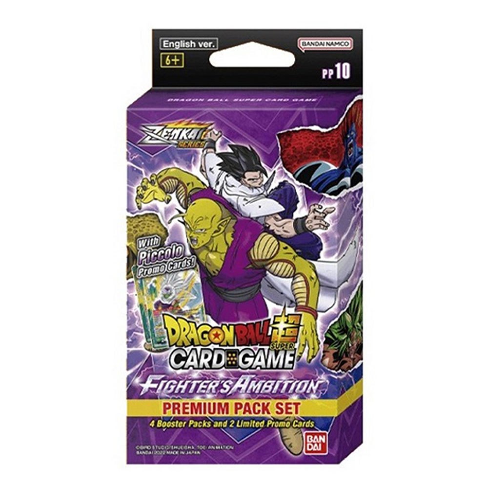 Bandai ドラゴンボール超 トレーディングカード 英語 Fighters Ambition Premium 紫| Techinn アニメ・漫画