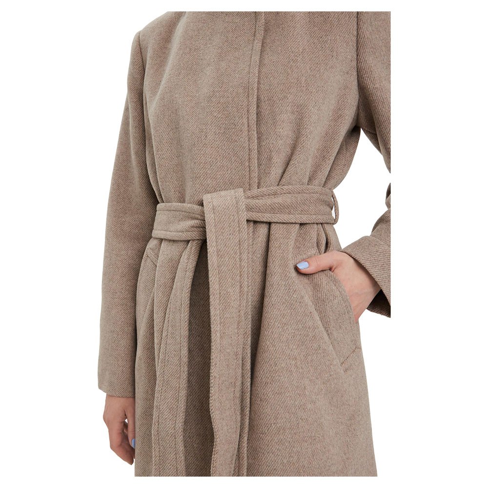 Vero moda Twodope Vera Long Coat Beige | Dressinn