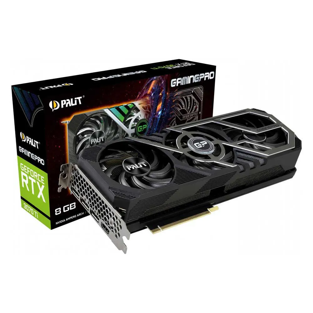 Palit RTX 3070 Ti Gaming Pro LHR 8GB GDDR6 graphic card Silver