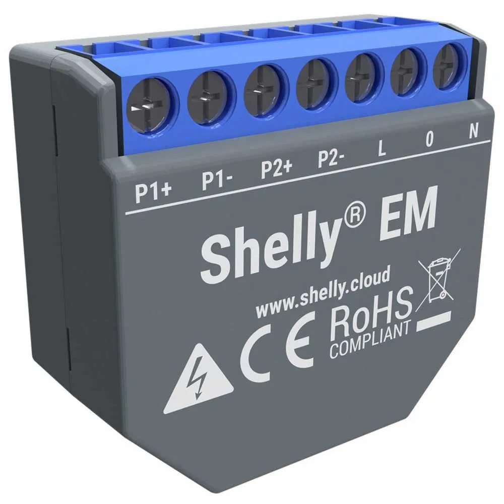 Shelly Pro 3EM (120A) V2 – 3-fasen Energiemeter Voor DIN-rail – Met WiFi, LAN En Bluetooth – Geschikt Voor Zonnepanelen – Nauwkeurigheidsklasse B