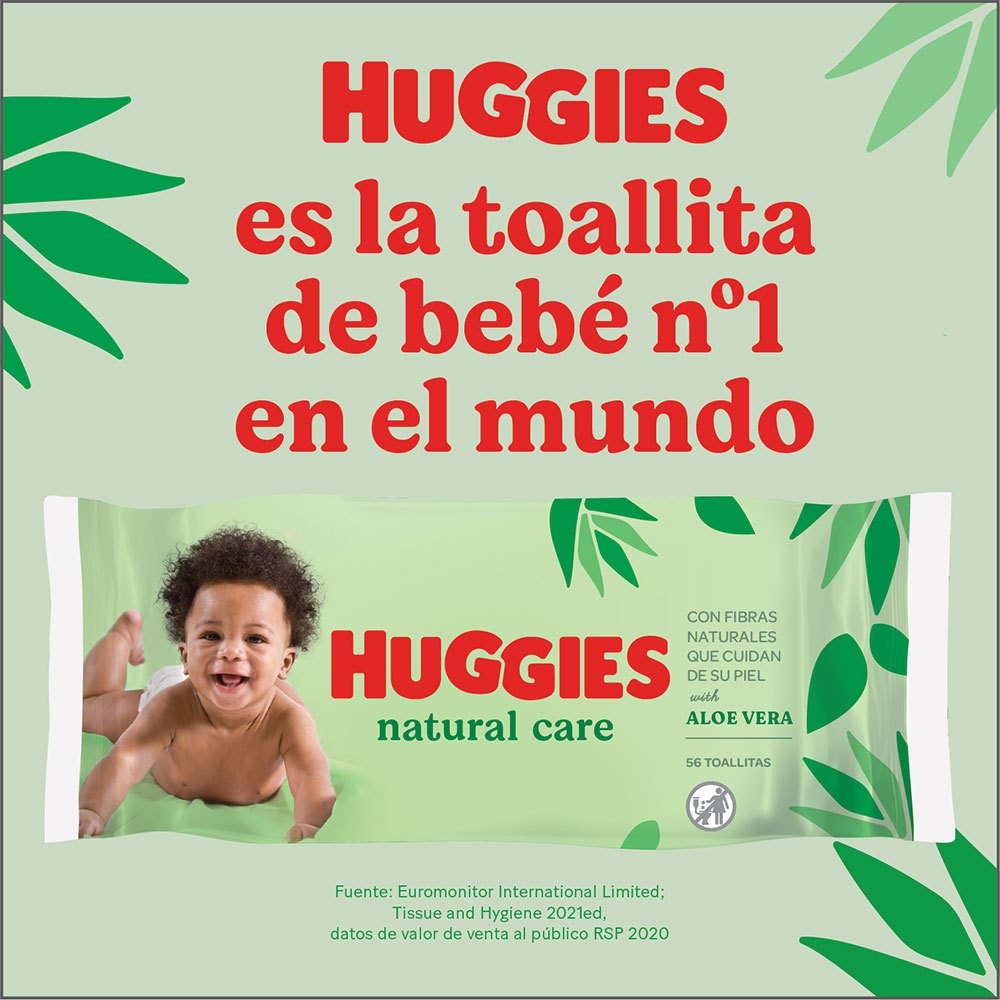Huggies Toallitas Natural Care 560 Unidades