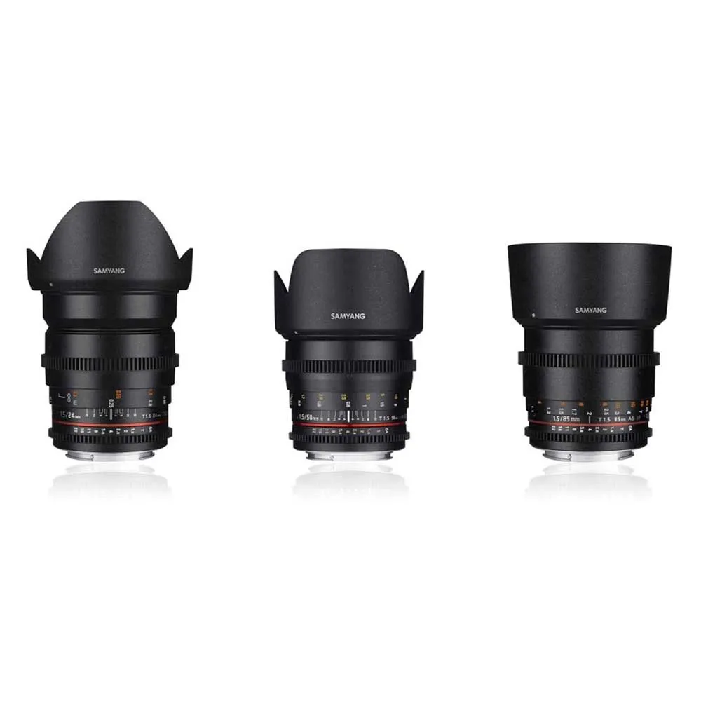 Samyang Basic Set Sony E DSLR Lens Silver | Techinn