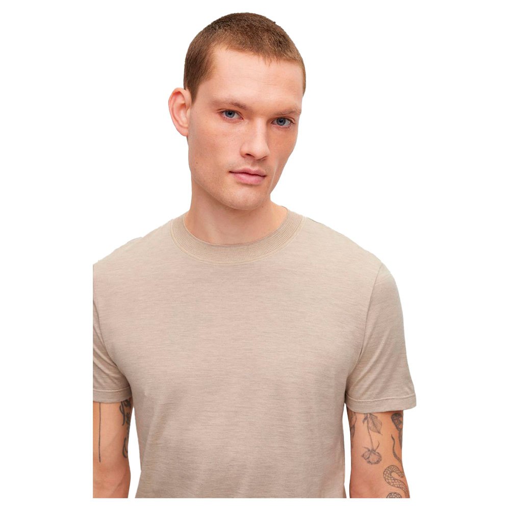 BOSS T Tribel 61 10234797 Short Sleeve T-Shirt Beige | Dressinn