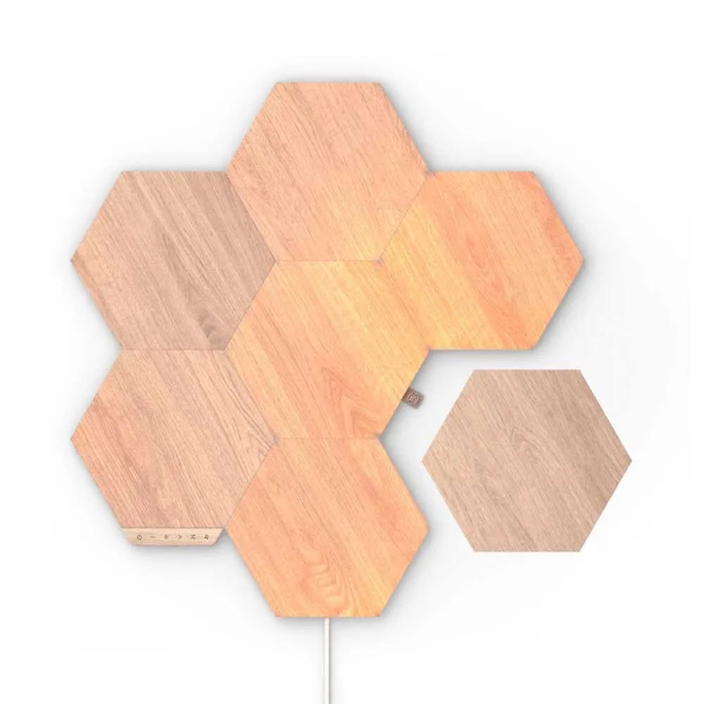 Nanoleaf Elements Hexagons Starter Kit LED Panel 7 Units Beige| Bricoinn