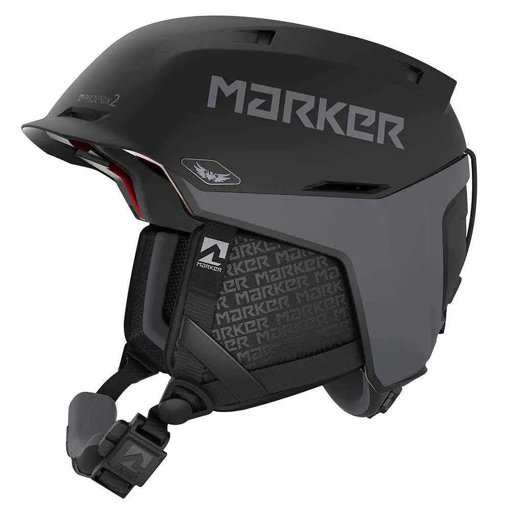 MARKER PHOENIX2 Lサイズ ヘルメット スノーボード スキー Marker Phoenix2 visor helmet Black | Snowinn