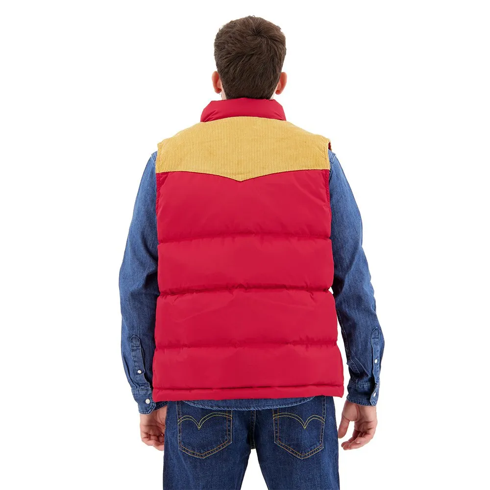 Levi´s ® Western Super Puffer vest Red | Dressinn