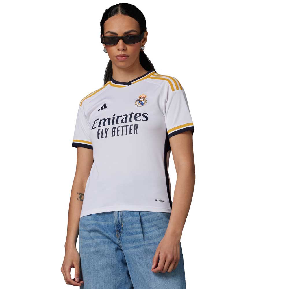 adidas Kvinna Kortärmad T-shirt Hem Real Madrid 23/24