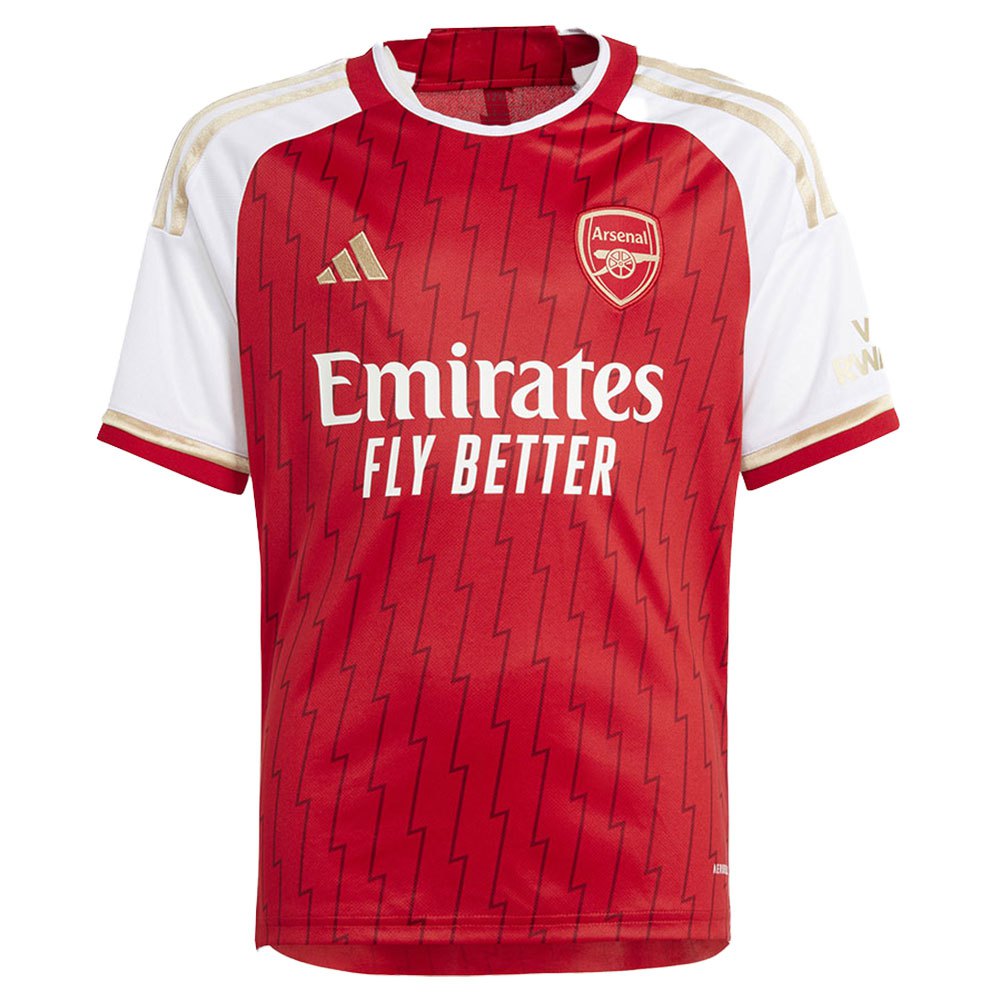 adidas Arsenal FC 23/24 Junior Short Sleeve T-Shirt Home Red|