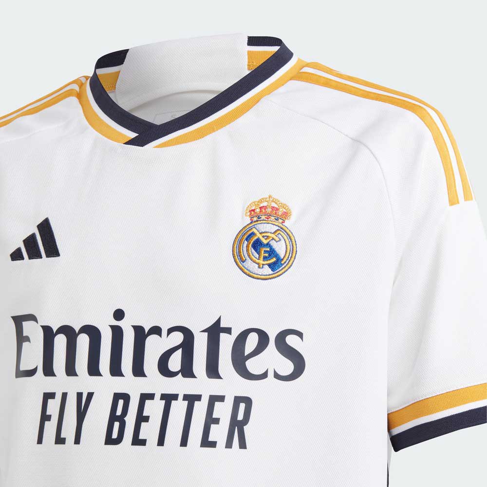 adidas Real Madrid 23/24 Junior Short Sleeve T-Shirt Home