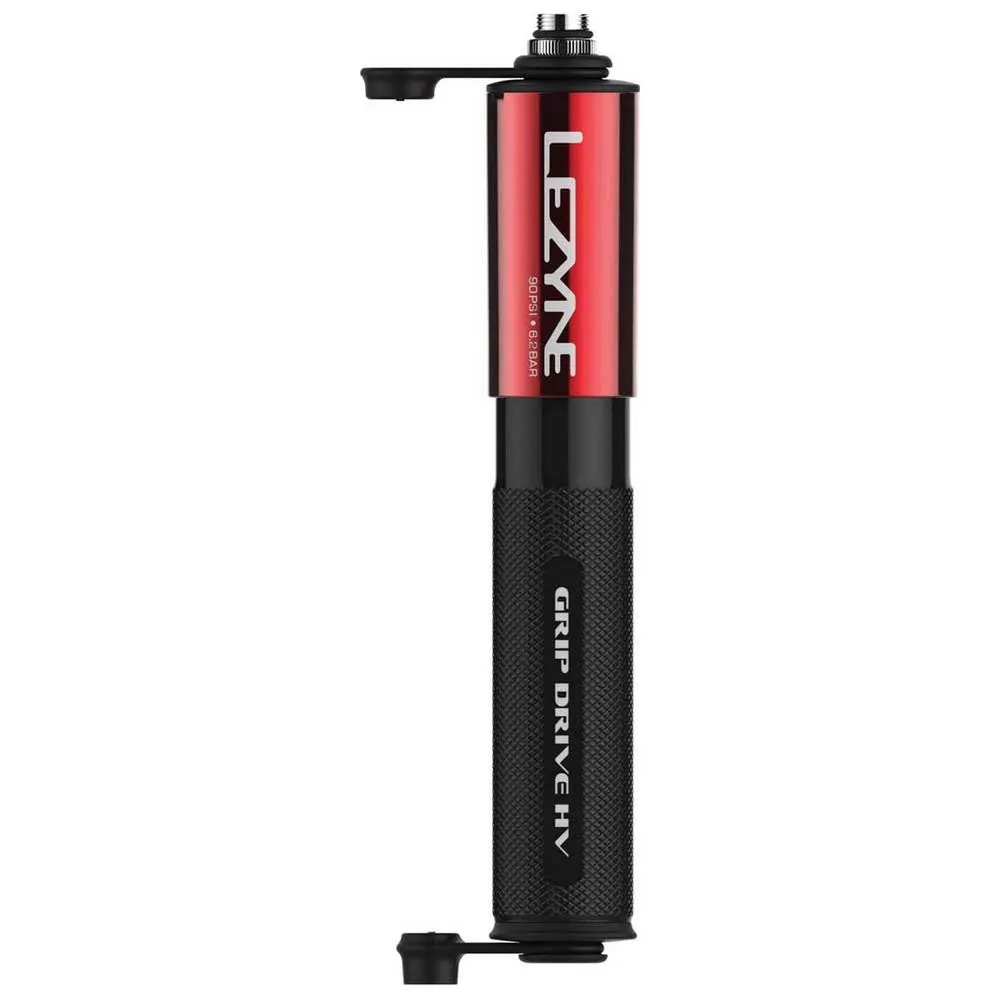 Lezyne Mini pompe Grip Drive HV Small, Argenté | Bikeinn
