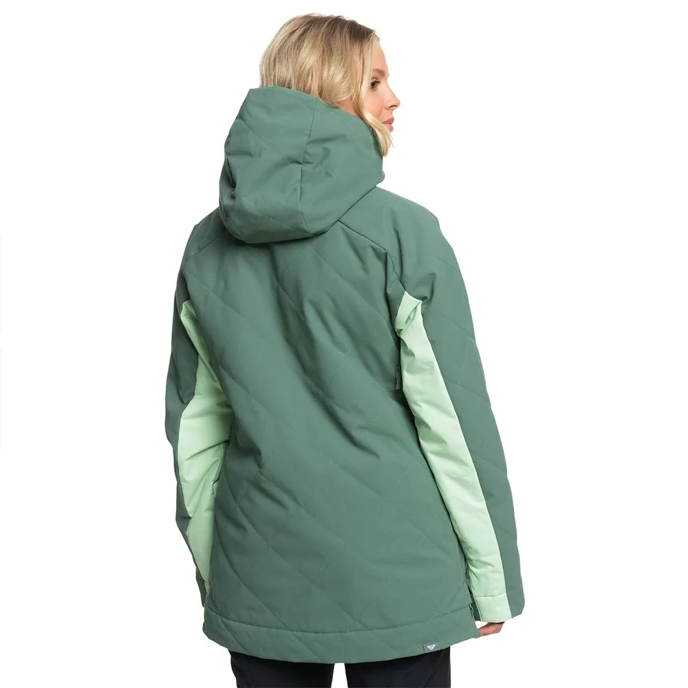 Green Roxy Jacket Roxy Radiant Lines O Jacket Green | Snowinn