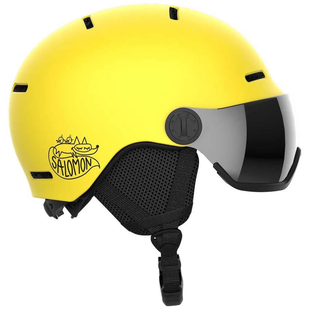 Salomon Orka Visor バイザー付きヘルメット 黄| Snowinn
