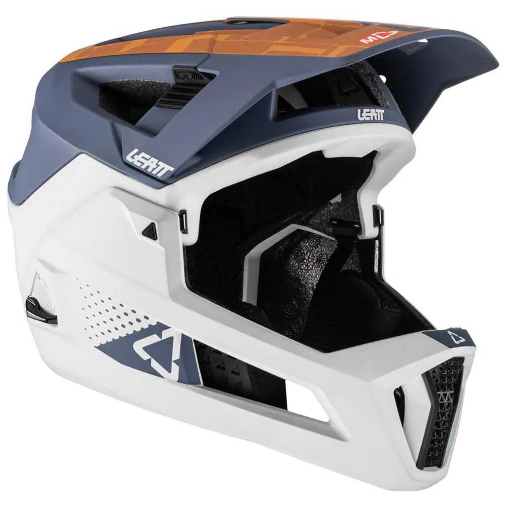 Casque VTT Leatt Enduro 2.0 Blanc - Protection Optimale Pour Le Mountain Bike, Design Aérodynamique