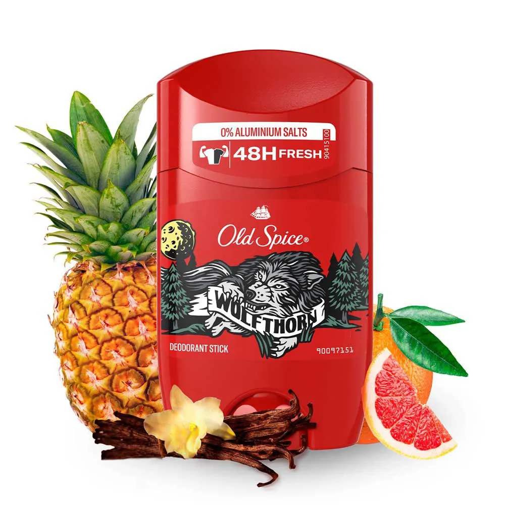 Old spice Wolfthorn Deostift 50ml Durchsichtig