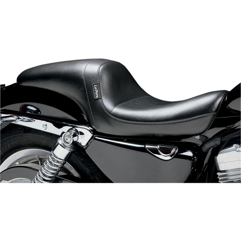 Lepera シート Sport Smooth Full Length Harley Davidson Xl 1200 C Sportster  Custom 黒| Motardinn