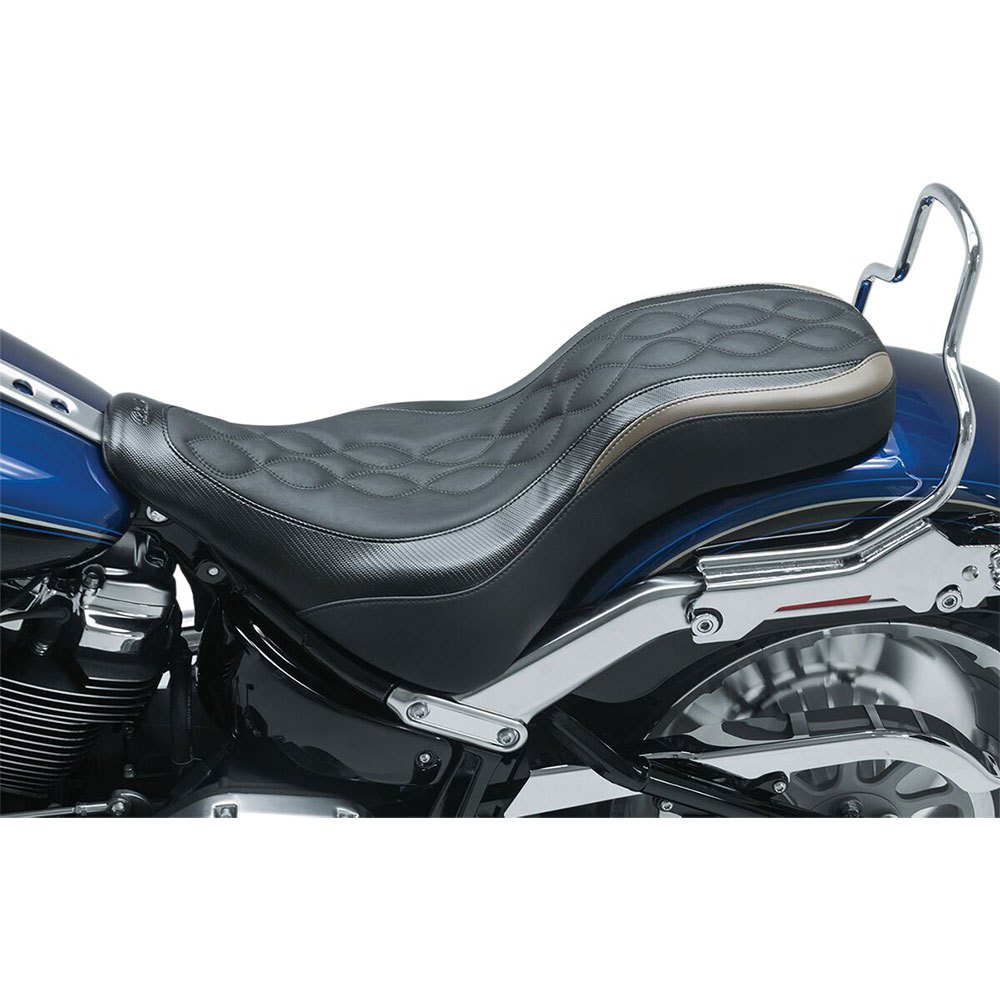 Mustang シート Wide Tripper Solo Harley Davidson Softail 75836