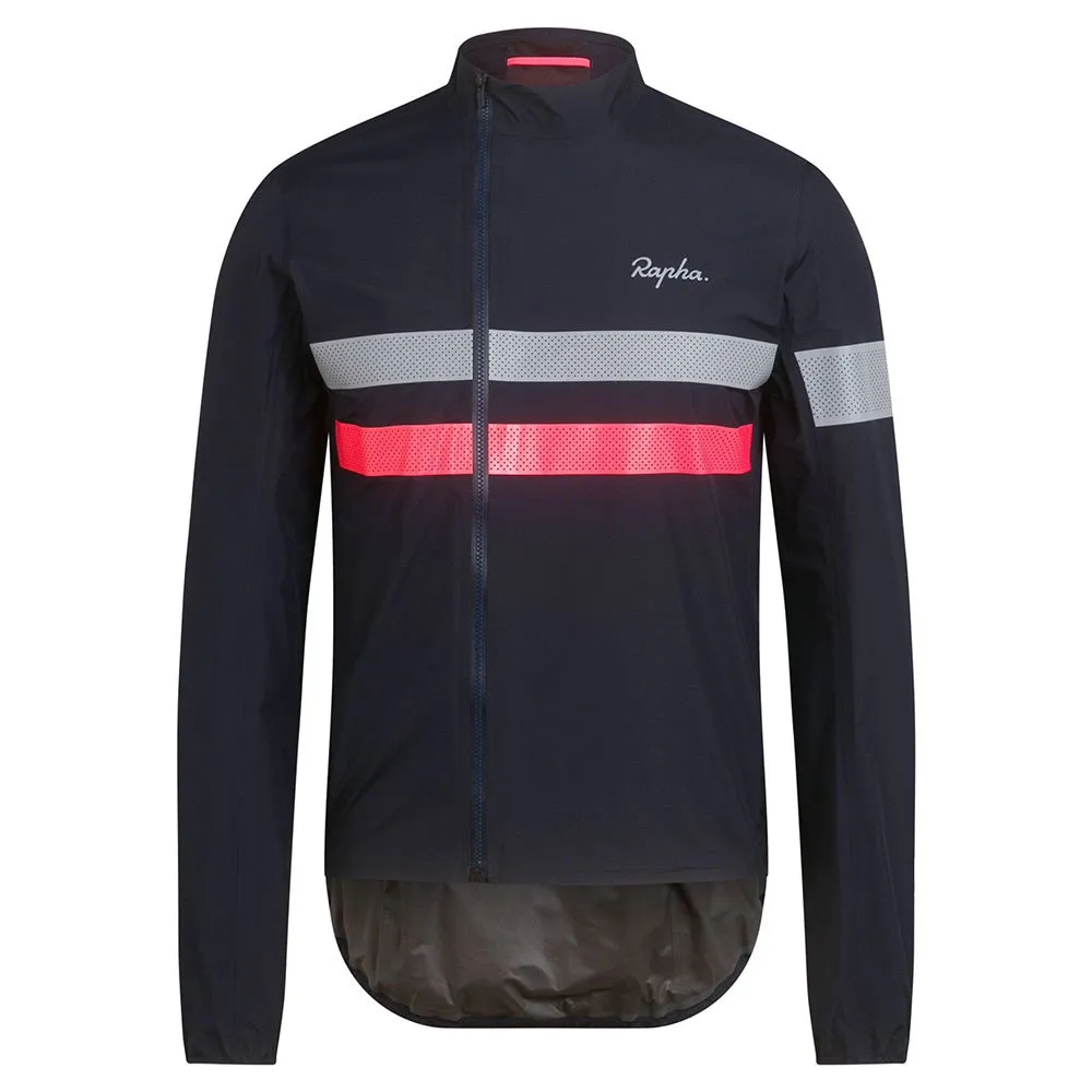 Rapha Brevet GoreTex Rain Jacket, Blue Bikeinn