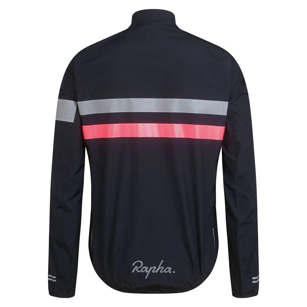 Rapha Brevet GoreTex Rain Jacket, Blue Bikeinn