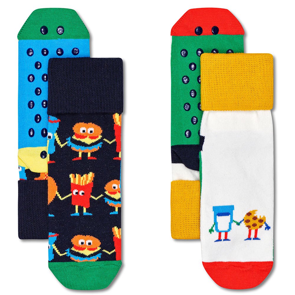 happy-socks-calcetines-food-friends-anti-slip-2-unidades