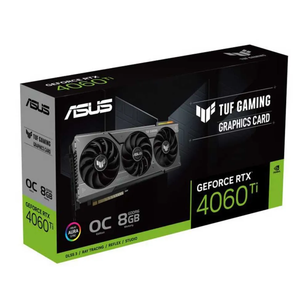 Asus TUF Gaming RTX 4060 Ti 8GB GDDR6 graphic card Silver| Techinn