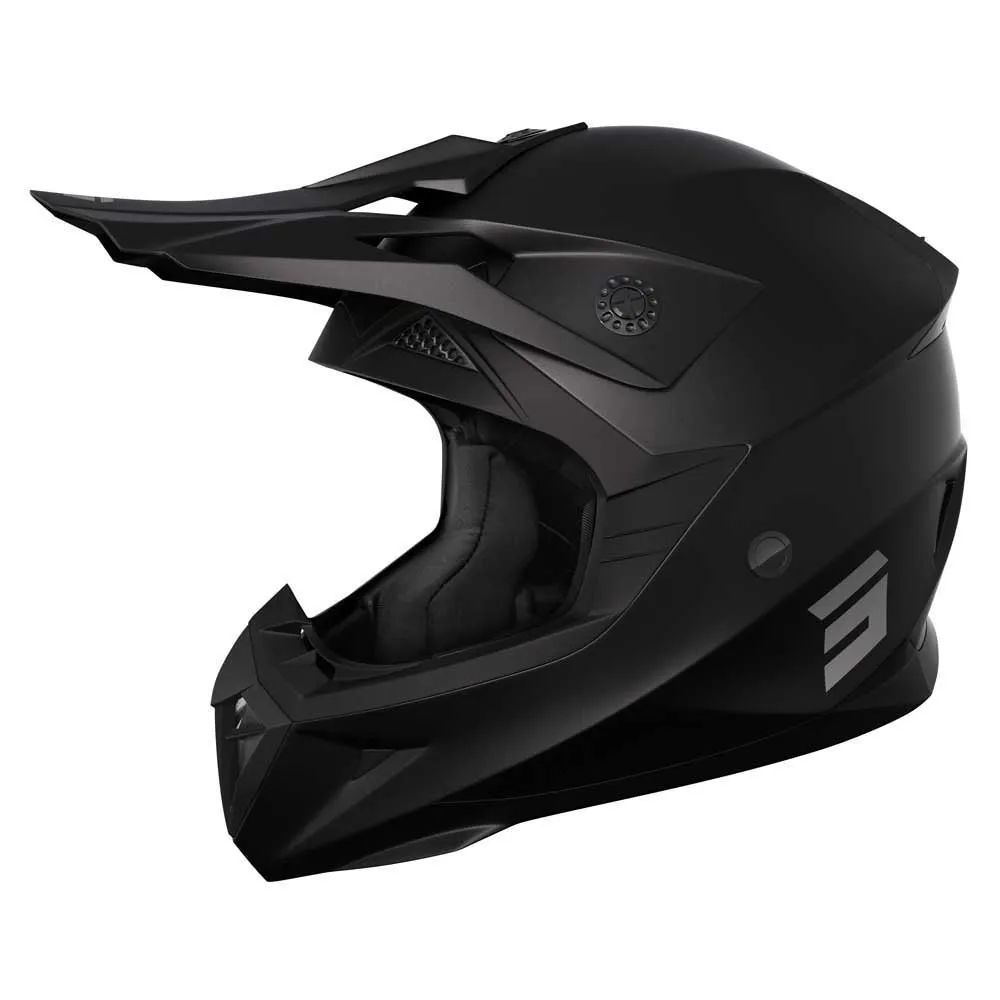 Shot race gear Pulse Solid 2.0 オフロードヘルメット 黒| Motardinn