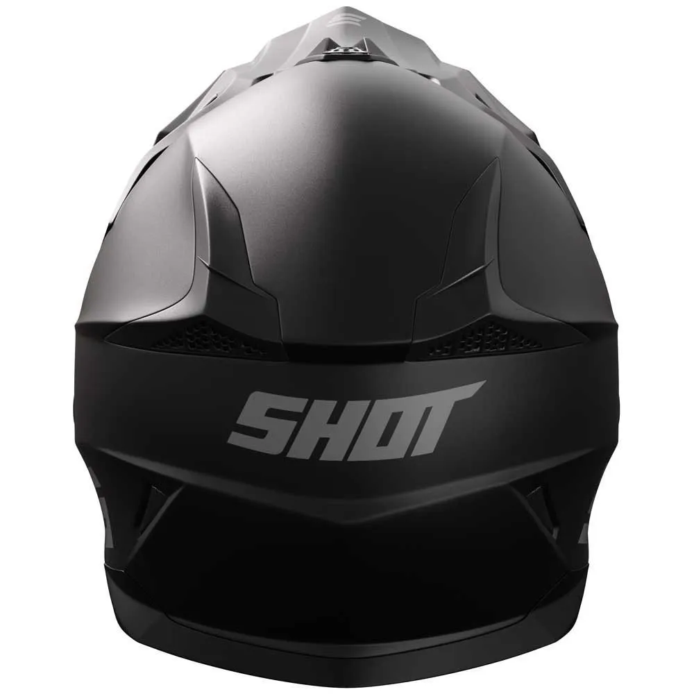 Shot race gear Pulse Solid 2.0 オフロードヘルメット 黒| Motardinn