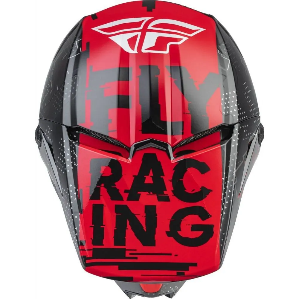 Fly racing Kinetic Scan Motocross Helmet Red | Motardinn
