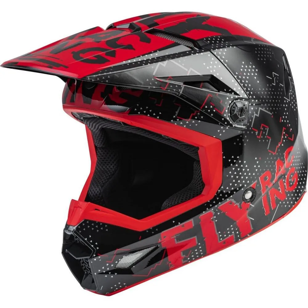 Fly racing Kinetic Scan Motocross Helmet Red | Motardinn