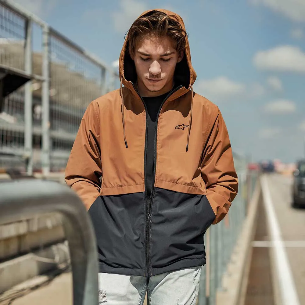 Alpinestars Avid Wind hoodie jacket Orange | Motardinn