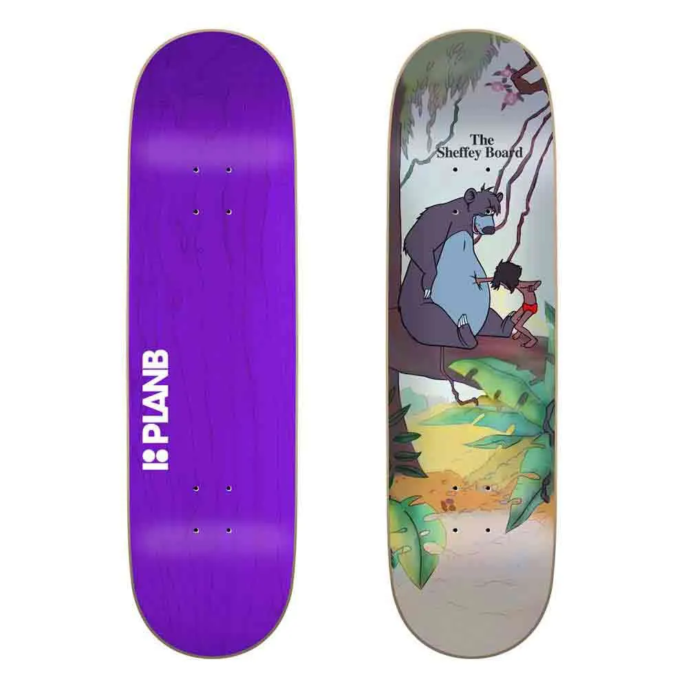 Plan b Jungle Sheffey 8.75´´ skateboard deck Purple | Xtremeinn