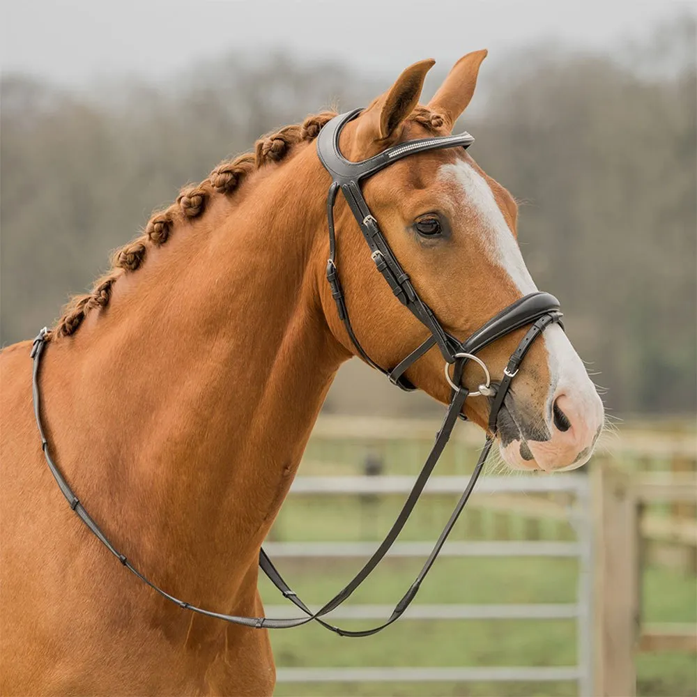 Horka Crown bridle Black | Horse Riding display picture 2