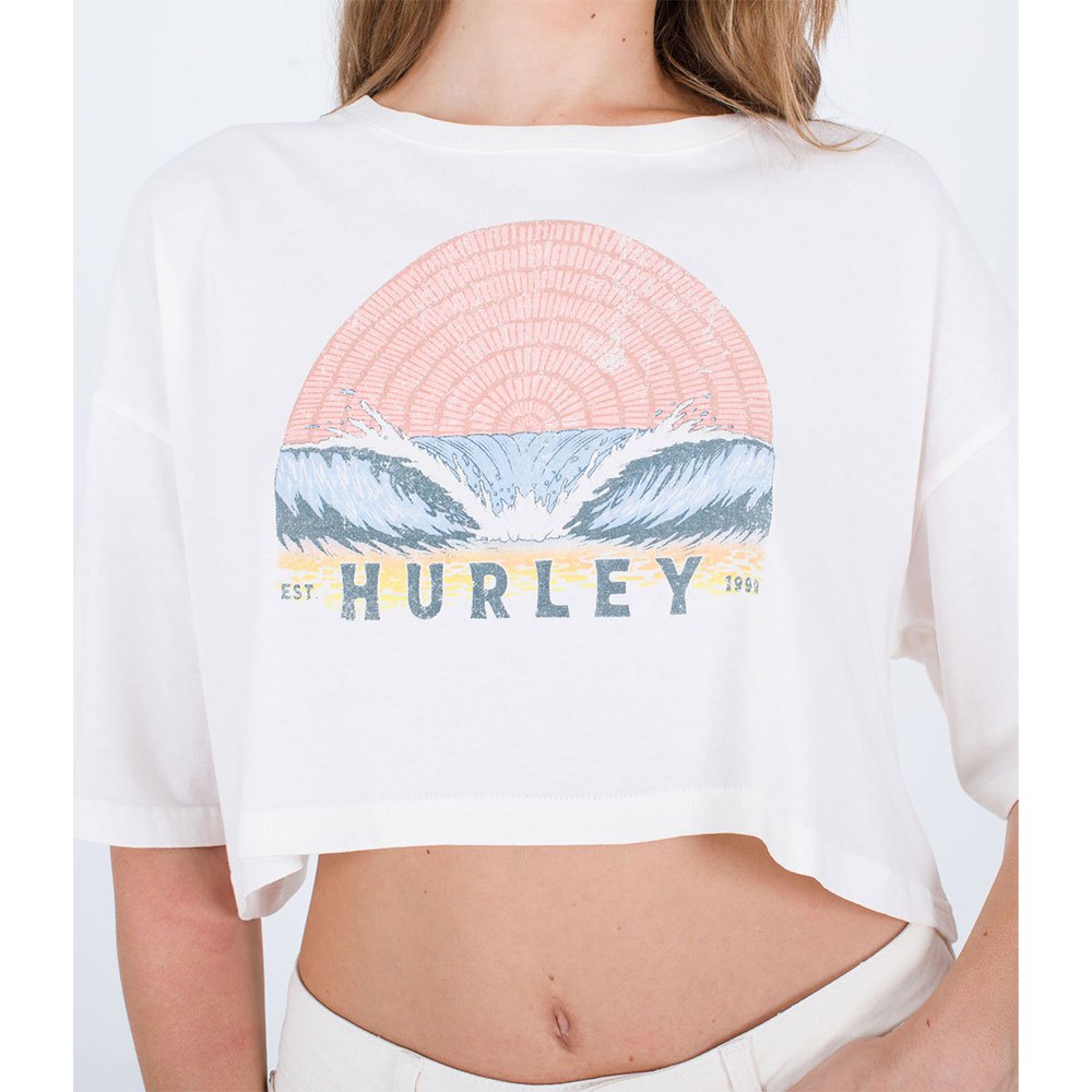 Hurley Camiseta de manga corta Early Riser Boyfriend Cropped