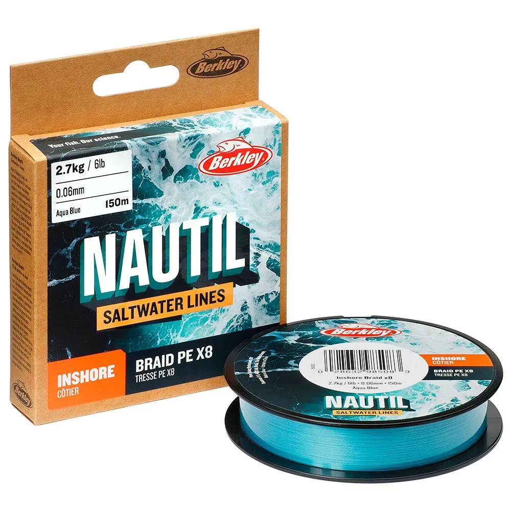 Berkley Nautil Inshore 300 m Braided Line Clear Waveinn